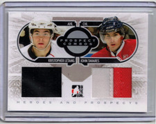 KRISTOPHER LETANG JOHN TAVARES 08/09 ITG Prospect Combos Rookie Jersey 1 of 60