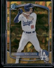 2025 Bowman Draft #BDC-11 Mike Sirota Sapphire Gold /50