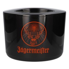 J&auml;germeister Lik&ouml;r K&uuml;hler Eisk&uuml;bel 10l Kunststoff schwarz orangenes Logo