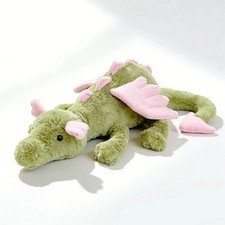 Jellycat Malachy Dragon - Exclusive Green/Pink Plush Toy with Dust Bag Usa