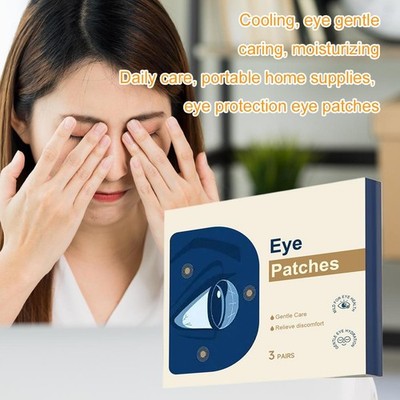 Lutein Eye Patches, Cooling Eye Mask For Dry Eyes & HOT Fatigue Relief K4Q2