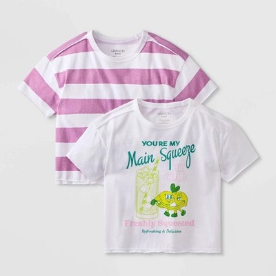 Grayson Mini Toddler Girls 2pk Main Squeeze Top White 3T