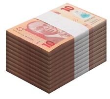 Nigeria 10 Naira, 2019, P-39j, UNC, Polymer X 1000 PCS Brick