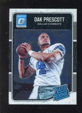 2016 Donruss Optic #162 Dak Prescott Cowboys RC Rated Rookie