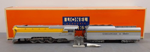 Lionel 6-18043 O Chesapeake y Ohio aerodinámico Hudson & Tender #490 con RSII | Zustand: Used