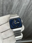 Vintage Seiko 5 Automatic 6309-9000 Blue Dial Day/Date TV Shape 23 Jewels Japan.