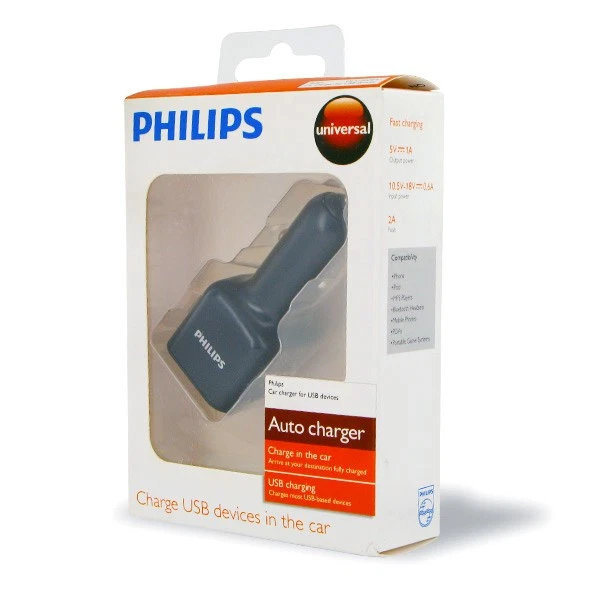 Carregador de carro USB universal Philips - DLA72004/17 - Imagem 4 de 4