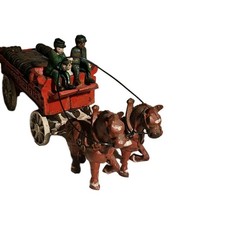 Budweiser Clydesdale Wagon In Vintage & Antique Cast Iron Toys for