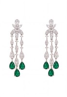 Latelita Duchess Smaragd Tropfen Ohrringe Silber 925 Sterling Silber