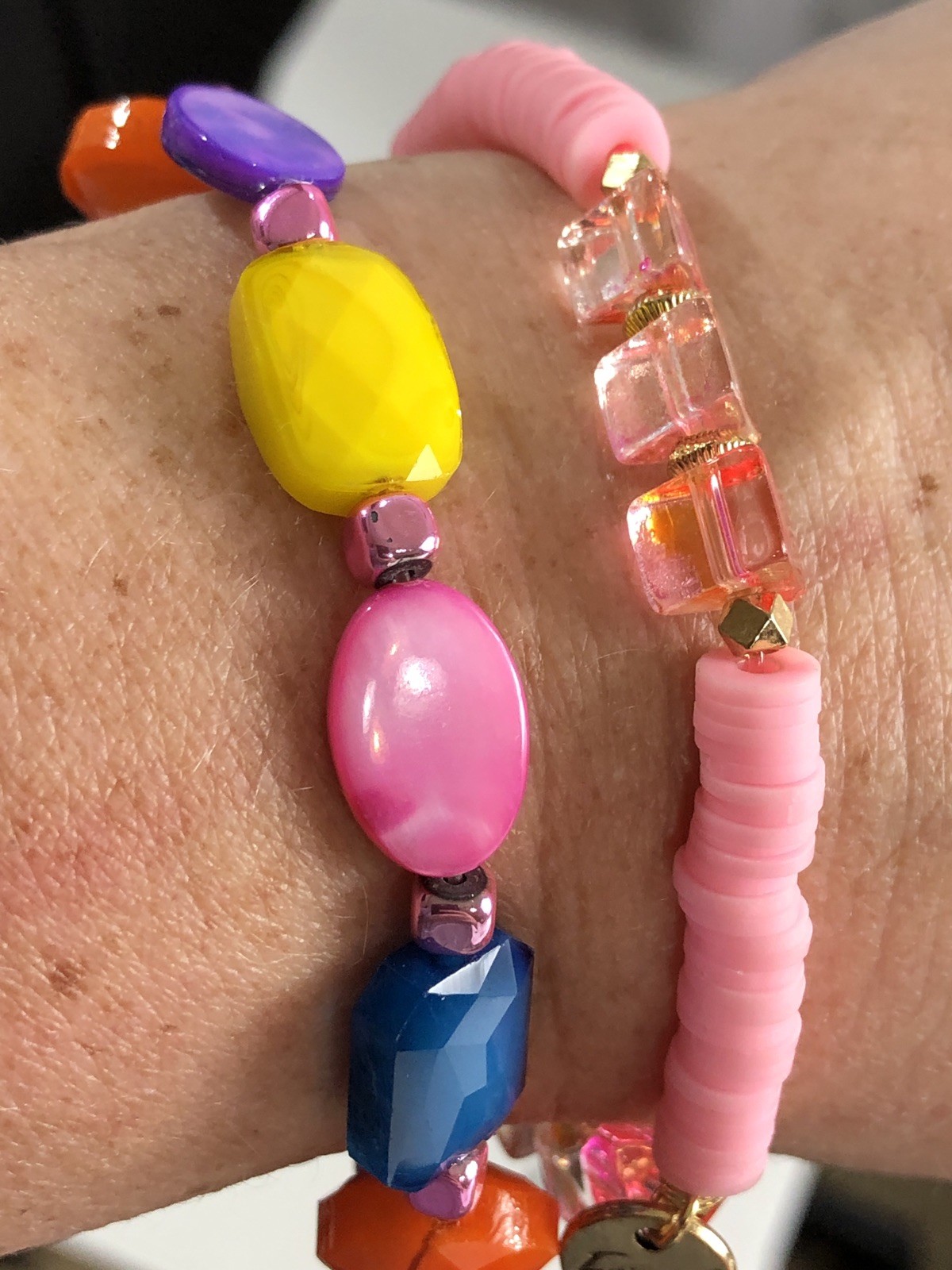 Erimish Bracelet Beaded Stretch Stack - Lot of 2 - image 4