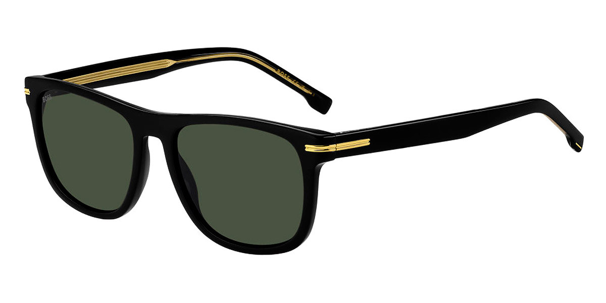 NWT Hugo Boss BOSS 1626/S-009Q KU Rectangle 55mm Sunglasses BOSS - Black Rectangular Acetate Sunglasses | BOSS 0916/S main image 3