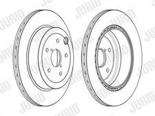 2x JURID Disque de frein Arrière pour SUBARU WRX A trois volumes (GJ) 316mm