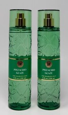 2 BATH  BODY WORKS PISTACHIO GLAZE FINE FRAGRANCE MIST BODY SPRAY 8 OZ LARGE