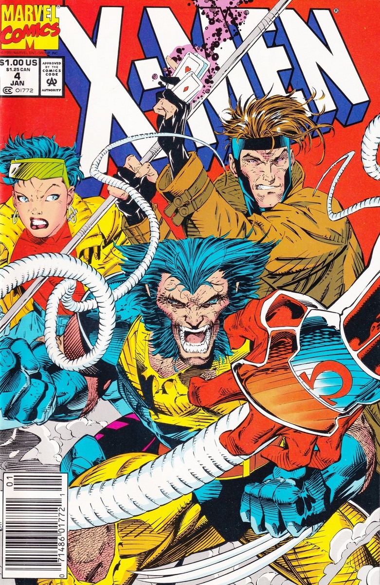 X-Men #4 Jim Lee Newsstand Cover Marvel | eBay