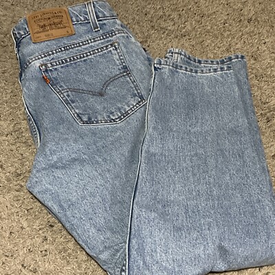 Vintage 90s Levi's 951 Orange Tab Jeans Relaxed Fit Tapered