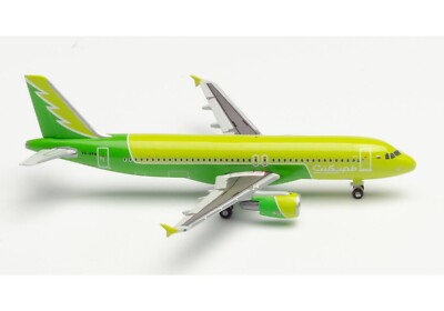 New! Herpa 534345 S7 Airlines Airbus A320 ''Siberia Reforestation''  1:500 diecast