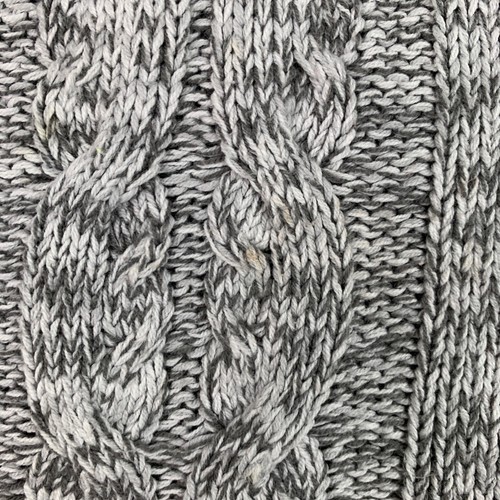 Ann Taylor Loft Roll Neck Grey Cable Knit Jumper Women's Size XS - Imagen 10 de 13