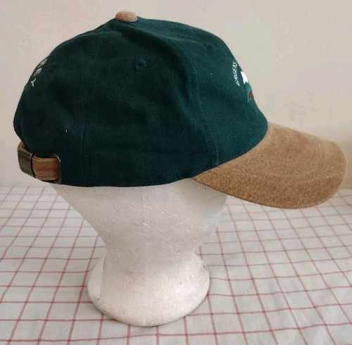 Cappello berretto miniera Alaska Greens Creek verde beige uomo regolabile ricamato - Foto 2 di 6