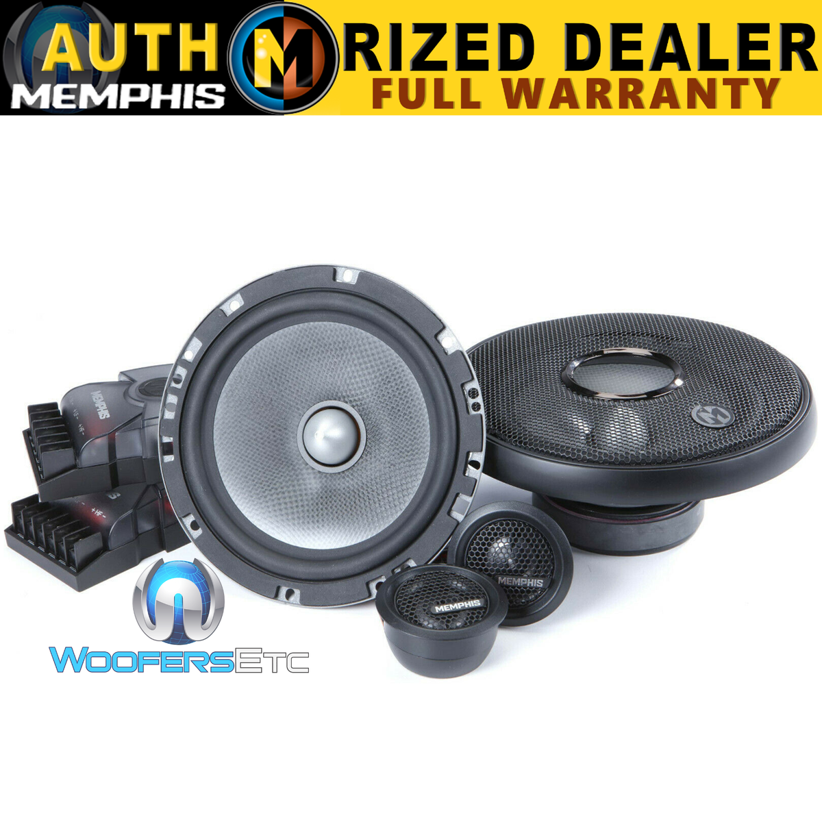 MEMPHIS MS60C CAR 150W COMPONENT MIDS SPEAKERS TWEETERS CROSSOVERS NEW