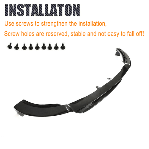 Labio delantero de carbono para Mercedes Benz V167 C167 GLE63 2021-23 alerón delantero labio - Imagen 10 de 12