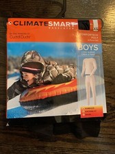 ClimateSmart Boys Comfortech Poly 2pc Base Layer Set Long Sleeve / Pant Black