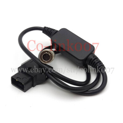 Power Cable for Sound Device 688 ZAXCOM Blackmagic ZOOM F8 4Pin Hirose to D-tap