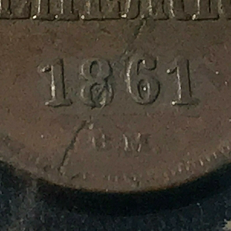 1861 RUSSIA WARSAW MINT SCARCE COIN - Image 2 of 3