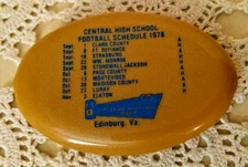 Central High School Coin Purse 1978 Football Schedule Citizens Ntl Bank Quikoin