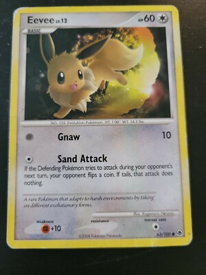 Pokemon TCG Card 2008 Majestic Dawn - Eevee 63/100 | eBay