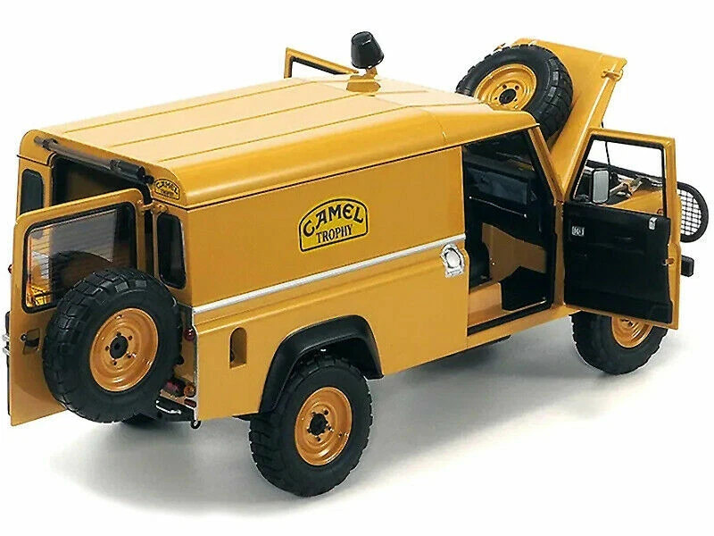 MODELLINO AUTO 1:18 ALMOST REAL LAND ROVER 110 CAMEL TROPHY BORNEO 1985 DIE CAST - Immagine 4 di 4