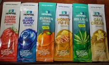 Hempire Organic Herbal Papers Rillo Variety Sampler 6/4ct Packs 24pc