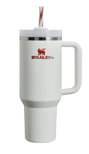 Stanley The Quencher H2.0 Flowstate Tumbler 40 OZ Mistletoe Twist