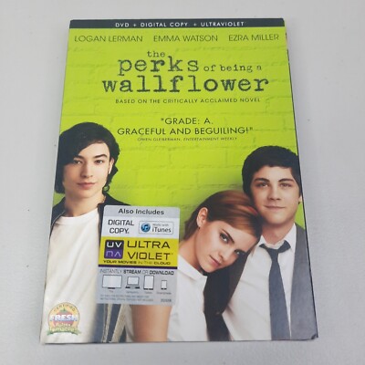 The Perks of Being a Wallflower w Slip Cover DVD 2012 Emma Watson New