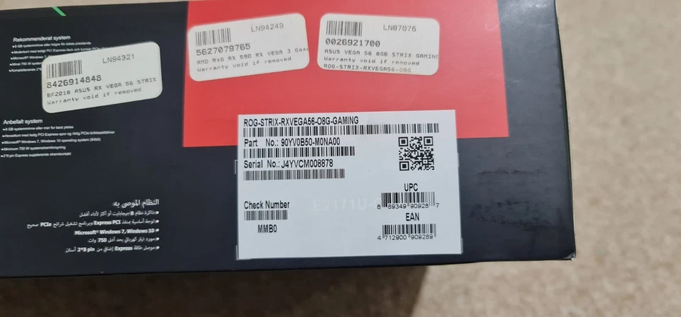 Asus ROG Strix RXVega56 8Gb - Image 2 of 4