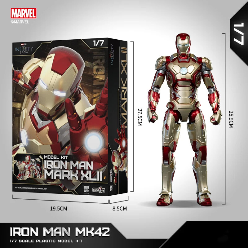 Fondjoy Marvel Iron Man MK42 Assembled Model 10in 1/7 scale Action