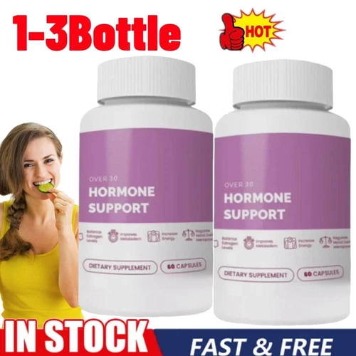 GleeFull Over 30 HORMONE SUPPORT Menopause Supplement for Women Hot Flash Relief - Bild 1 von 7