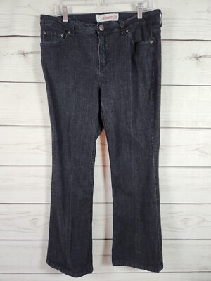 Faded Glory Women's Black Stretch Boot Cut High Rise Denim