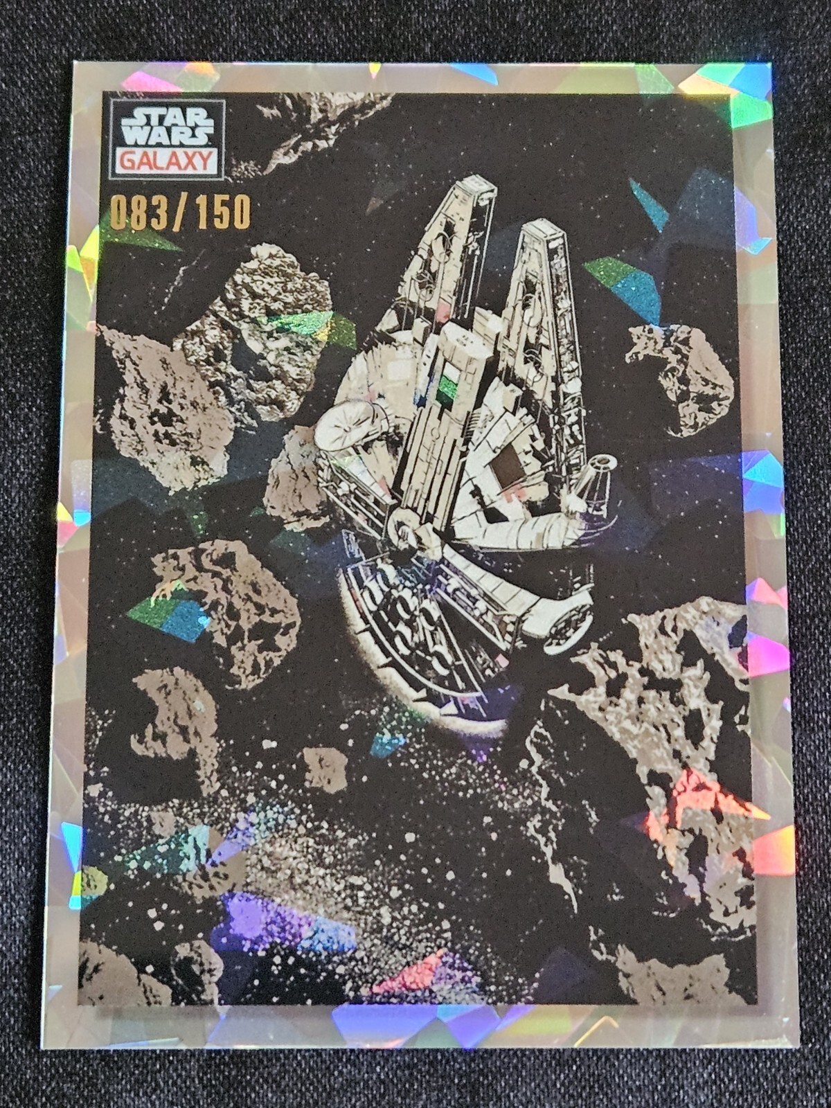 2023 Topps Star Wars Chrome Galaxy BUCKET OF BOLTS Atomic REFRACTOR /150 #67