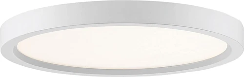 NIB Quoizel Lighting OST1708W Outskirt 7.5" 12W 1 LED Flush Mount Fresco (NEW) - Picture 2 of 5