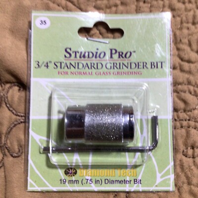 Studio Pro 3/4'' Standard Grinder Bit For Normal Glass Grinding By Diamond Tech