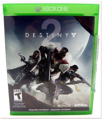 Complete With Manual Destiny 2 futuristic Shooter Microsoft Xbox One 2017