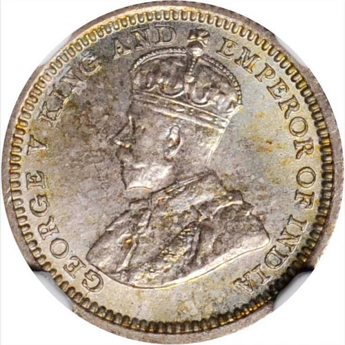 1935 Straits Settlements 5 Cents. NGC MS 66. KM-36 PRID-159