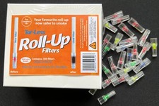 TAR-LESS 300 CIGARETTE FILTER TIPS REUSABLE 6mm (ROLL UPS)
