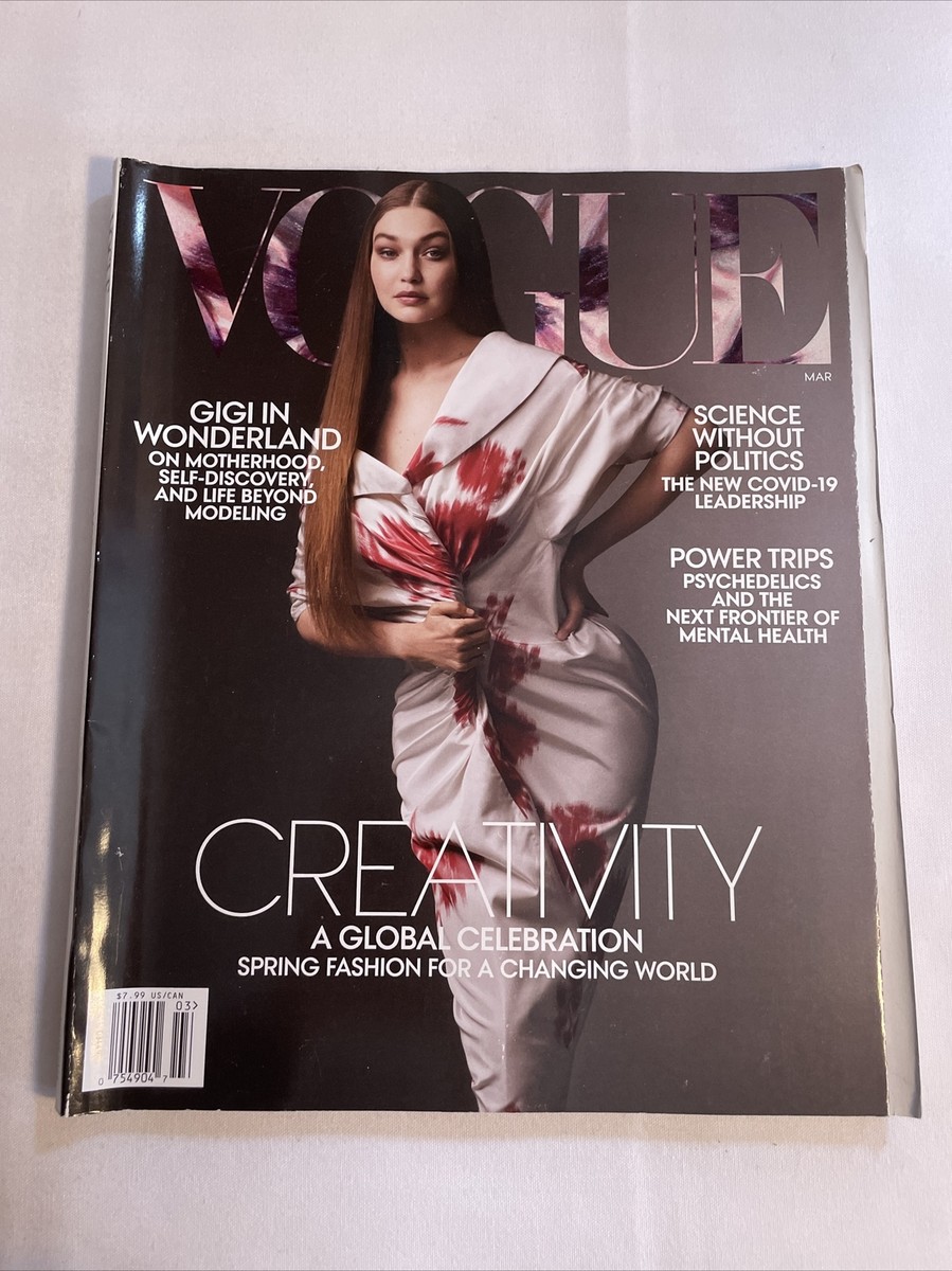 2021 March VOGUE Magazine, GIGI HADID in Wonderland (MH226) | eBay