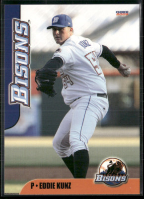 Eddie Kunz 2009 Buffalo Bisons Team Set Card