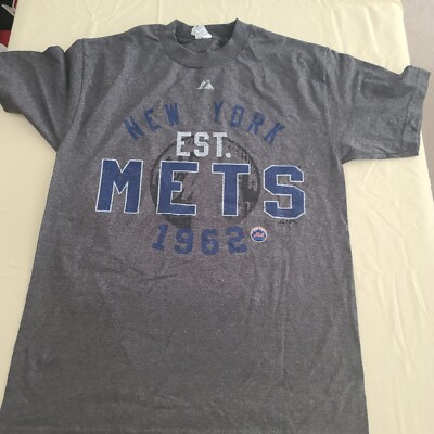 New York Mets MLB Alstyle Gray Baseball Shirt Size M Medium New!
