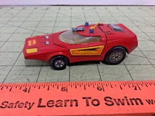 vintage Matchbox Speed Kings K-32 red Shovel Nose Fire Chief car