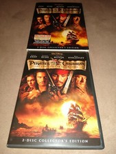 Pirates of the Caribbean: The Curse of the Black Pearl (DVD, 2003, 2-Disc...
