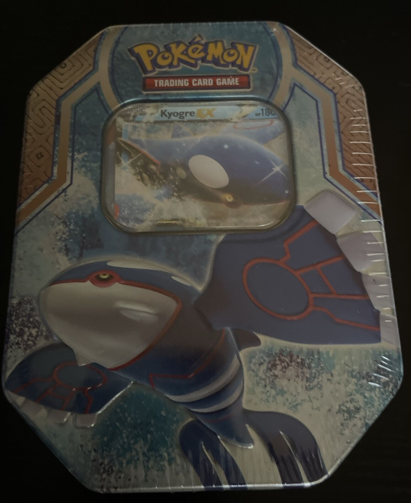 2015 Pokemon XY ~Legends of Hoenn~ Kyogre EX Collector Tin Factory Sealed