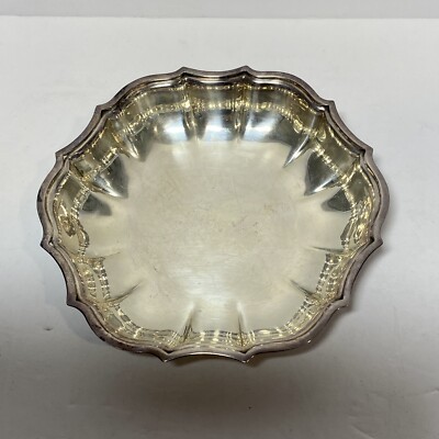 Chippendale #692 Silver Tray International Silver Company 5 1/2